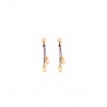 Pendientes Uno de 50  PEN0332ORO