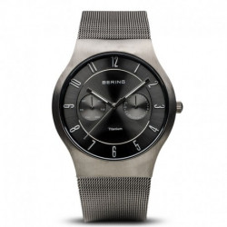 Reloj Bering Hombre titanio esfera negra