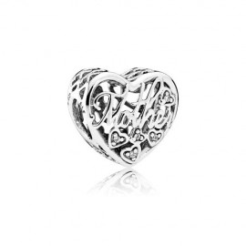 Pandora Charm en plata  Vinculo Madre e Hijo 792109CZ