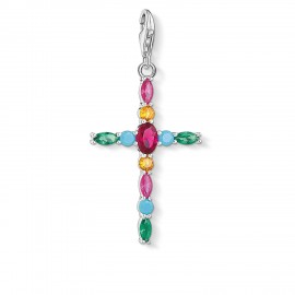 THOMAS SABO COLGANTE CHARM Cruz Multicolor Y0044-965-7