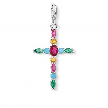 THOMAS SABO COLGANTE CHARM Cruz Multicolor Y0044-965-7