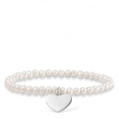 THOMAS SABO Pulsera Corazón LOVE BRIGE LBA0046-082-14