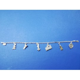 Pulsera plata de CARTAGENA PEQUEÑA PBCT2