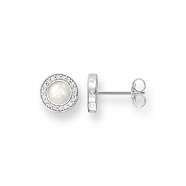 THOMAS SABO Pendientes Classic Pavé Blanco H1861-030-14