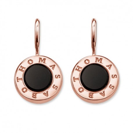 THOMAS SABO Pendientes Classic Negro H1860-693-11