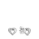 Pendientes Pandora plata Corazón Anudado 298019CZ