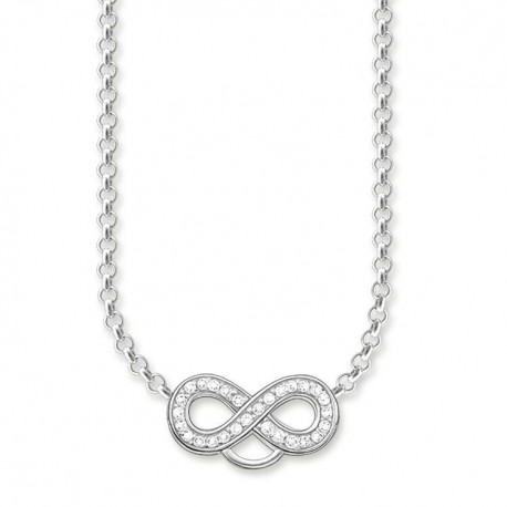 THOMAS SABO Cadena Charm Infinity de Pavé X0205-051-14