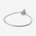 Pandora Pulsera Plata de Ley Cierre Corona O