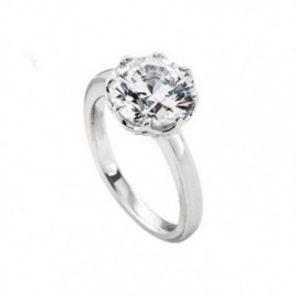 Diamonfire Anillo Plata Circonita Ocho Garras 6112621082