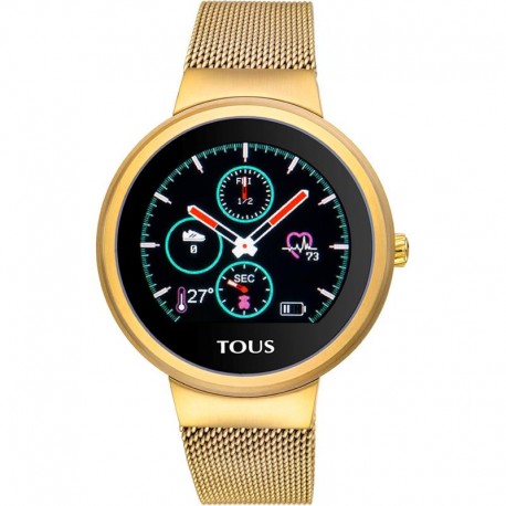 Tous activity Rond Touch de acero IP dorado 000351645