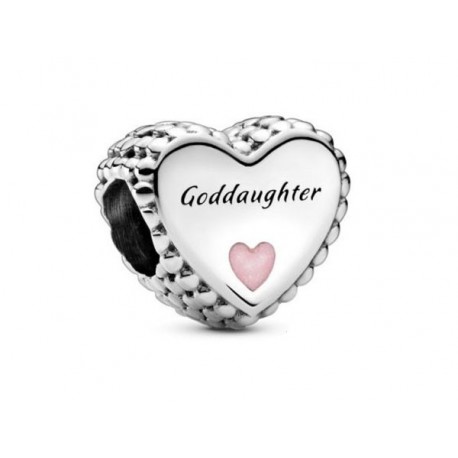 Pandora Charm Plata Corazón Goddaughter 799147C01