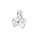 Pandora Charm Colgante Doble Madre e Hija 799187C01