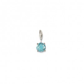 THOMAS SABO Charm Colgante Circonita azul 0144-051-1