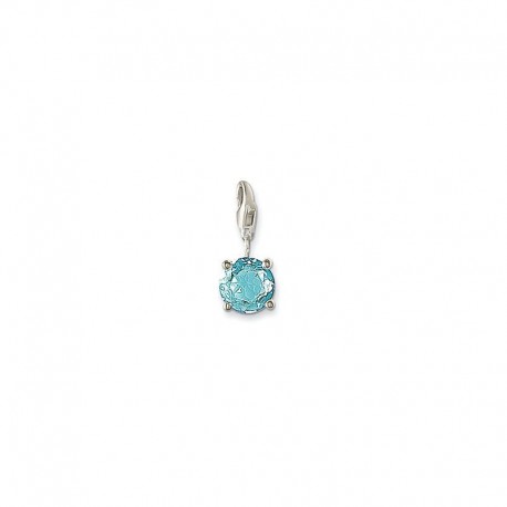 THOMAS SABO Charm Colgante Circonita azul 0144-051-1