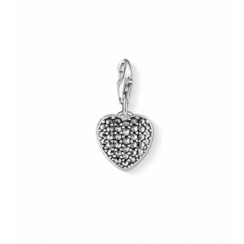 THOMAS SABO Charm Colgante Corazón Marcasita 0995-020-11