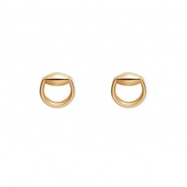 GUCCI Pendientes Horsebit Oro Rosa 18k YBD39102600200U 