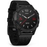 GARMIN Fēnix 6: ediciones Pro y Zafiro, Correa de nylon negra 010-02158-17