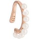 REBECCA Pendiente plata bañado en oro rosa Golden Ear Cuff perlas SGEORB03