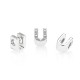 PANDORA Charm en plata Letra U 797475