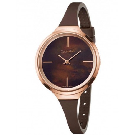 Calvin Klein Reloj Señora Lively marrón K4U236FK