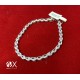 PULSERA FLEXIBLE PLATA CIRCONITA VERTICAL	