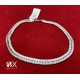 PULSERA FLEXIBLE DOBLE PLATA