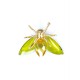 Swarovski Imperdible Cristal Mosca grande color oliva 240363