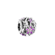 Pandora Charm en plata Margarita Morada Filigrana 798772C02