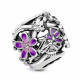 Pandora Charm en plata Margarita Morada Filigrana 798772C02