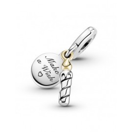 Pandora Charm colgante en plata de ley Vela Cumpleaños 799328C00