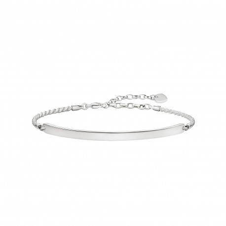 Thomas Sabo Pulsera Clásica Love Bridge LBA0008-001-12