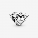 Pandora Charm Plata Alas de Ángel y Mamá 799367C00