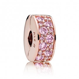 Pandora Charm de Clip Pavé Rosa 781817PCZ